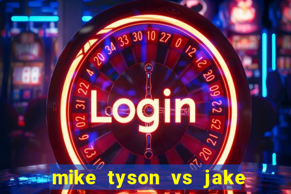 mike tyson vs jake paul assistir online